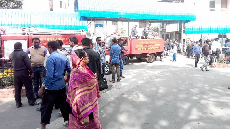 পিজি হাসপাতালের আগুন নিয়ন্ত্রণে