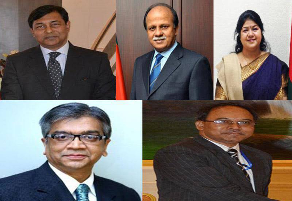 চার দেশে নতুন রাষ্ট্রদূত