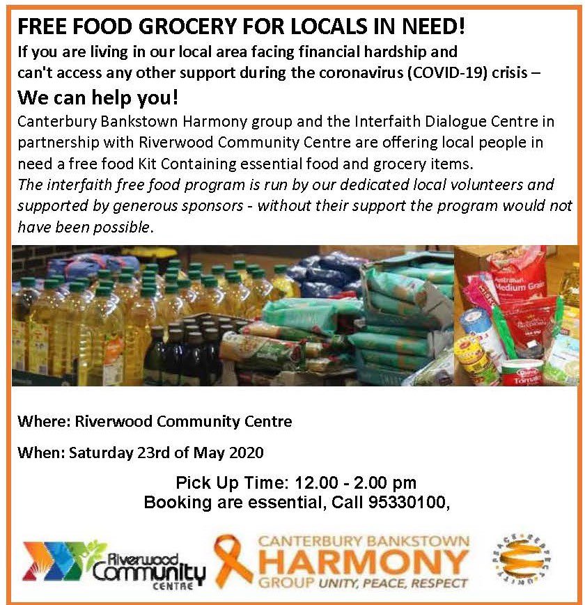 Free Food Grocery for COVID-19 Crisis